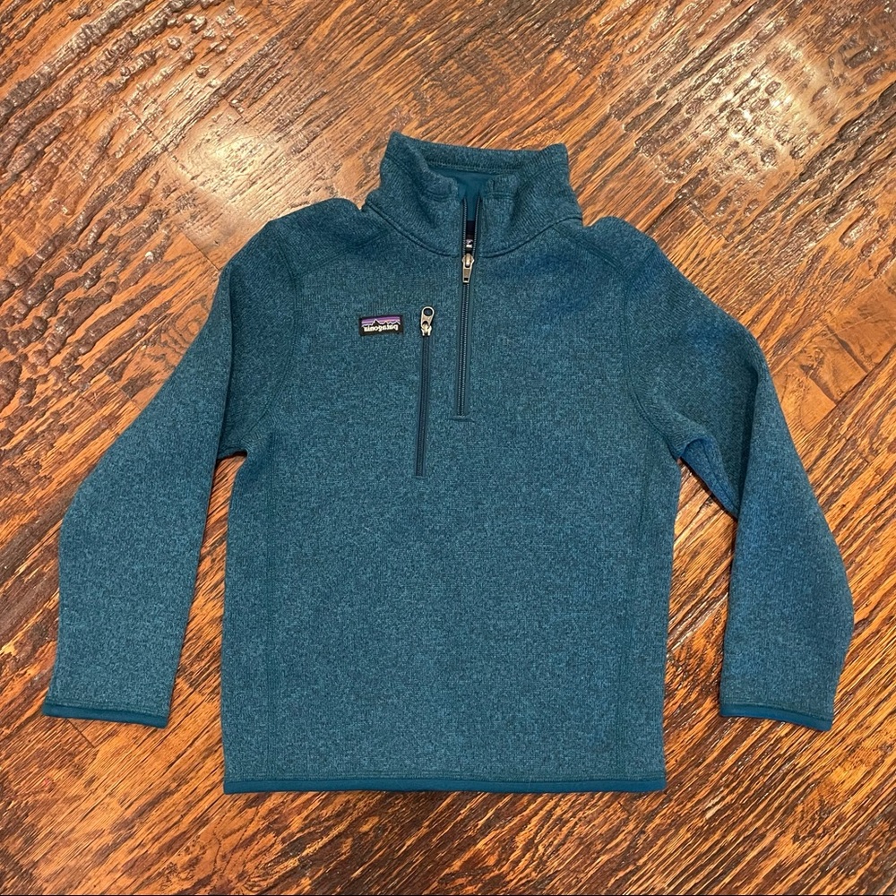 Boys Patagonia Better Sweater 1/4 zip pullover.